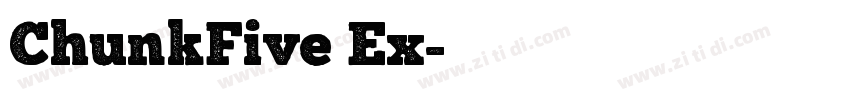 ChunkFive Ex字体转换